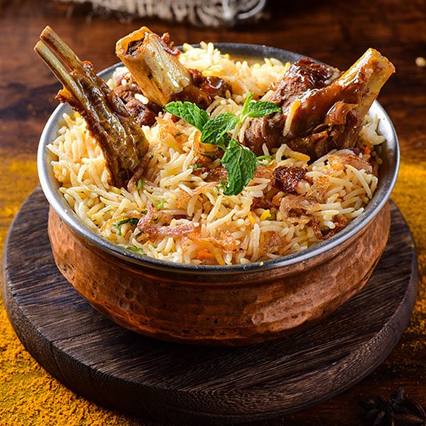 Lamb biryani