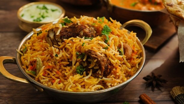 Lamb tikka biryani